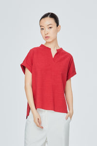 Folded Sleeves Blouse