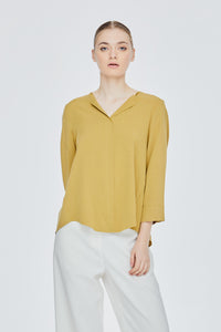 Wing Collared Blouse