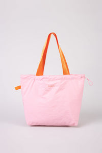 Contrast Drawstring Totebag