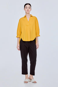 Ruffle Cuffs Blouse