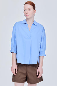 Ruffle Cuffs Blouse