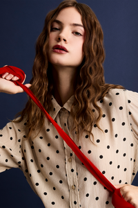 Printed Polka Dot Shirt