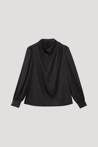 Drapey High Neck Top