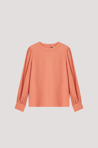 Gathered Long Sleeve Blouse