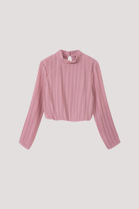 Drapey Pleated Cropped Top