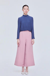 Drapey Pleated Cropped Top