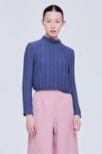 Drapey Pleated Cropped Top