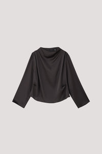 Gathered Long Sleeve Blouse