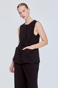 Sleeveless Cargo Top