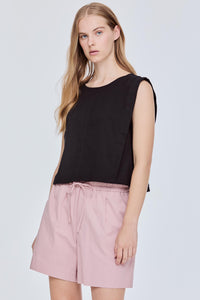 Sleeveless Panelled Top