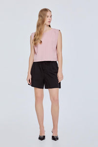 Sleeveless Panelled Top
