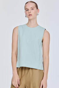 Twin Vent Sleeveless Top