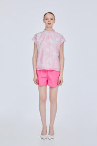 Floral Print Magyar Top