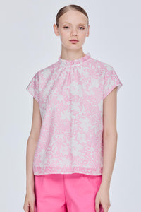 Floral Print Magyar Top