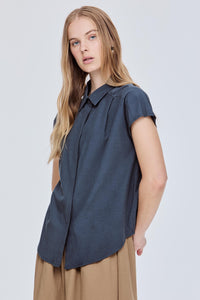 Pleated Magyar Blouse