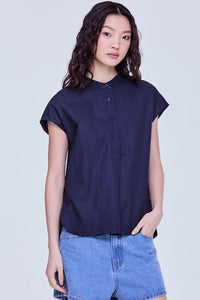 Stand Collar Magyar Blouse