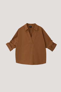 Elasticated Opening Cuffed Blouse