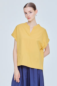 Folded Sleeves Blouse