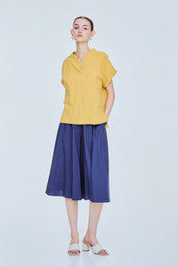 Folded Sleeves Blouse