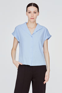 Boxy Buttondown Blouse