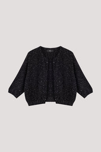 Chenille Short Sleeve Cardigan