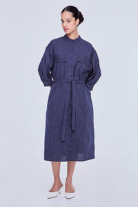 Striped Shirt Dress