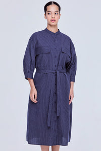 Striped Shirt Dress