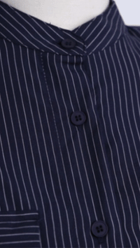 Striped Shirt Dress