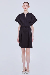 V Neck Magyar Mini Dress