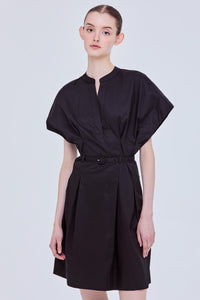 V Neck Magyar Mini Dress