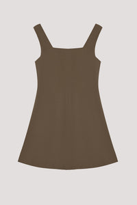 Panelled Square Neck Dress