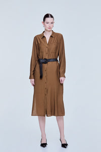 Belted Shirt Dress