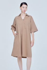 Relaxed Buttoned Shirt Dress