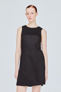 Contrast Jersey Dress