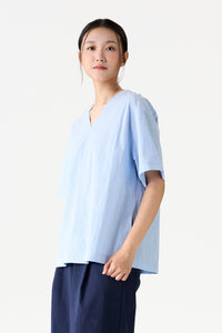 Two Way Neckline Woven Blouse