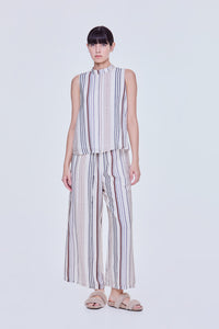 Sleeveless Striped Top