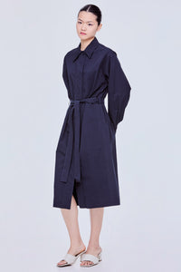 Collared Midi Shirt Dress