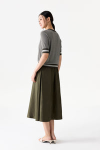 Boxy Button Knit