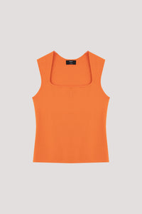 Contoured Square Neck Top