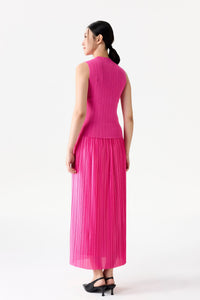Sleeveless Ribbed Knit Top