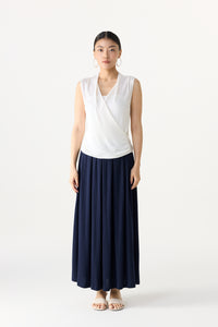 Sleeveless Wrap Knit Top