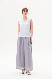 Lurex Folded Cuff Magyar Knit Top