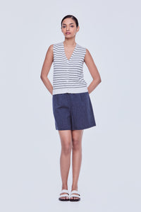 Stripe Knit Vest
