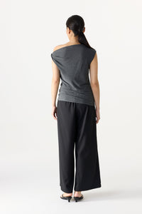 Elasticated Relaxed Straight Pants