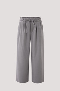 Elasticated Relaxed Straight Pants