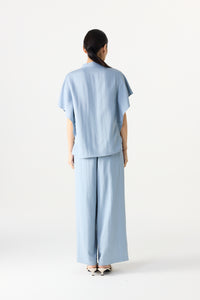 Elasticated Loose Straight Pants