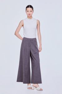 Casual Wide Flare Trousers