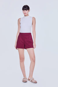 Front Pleats Shorts