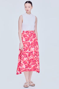 Printed Flare Skirt