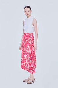 Printed Flare Skirt